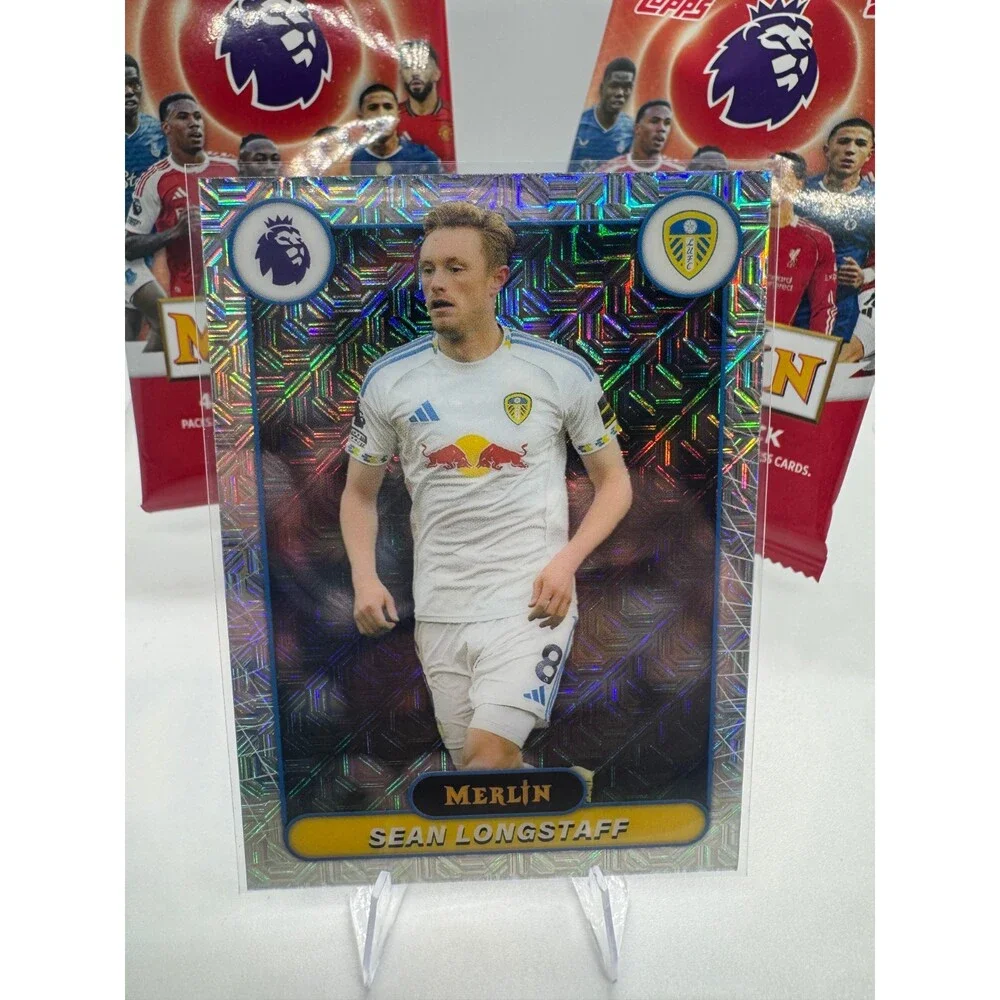 2026 Topps Merlin Premier League ##105 Sean Longstaff, Leeds Unit mojo Refractor